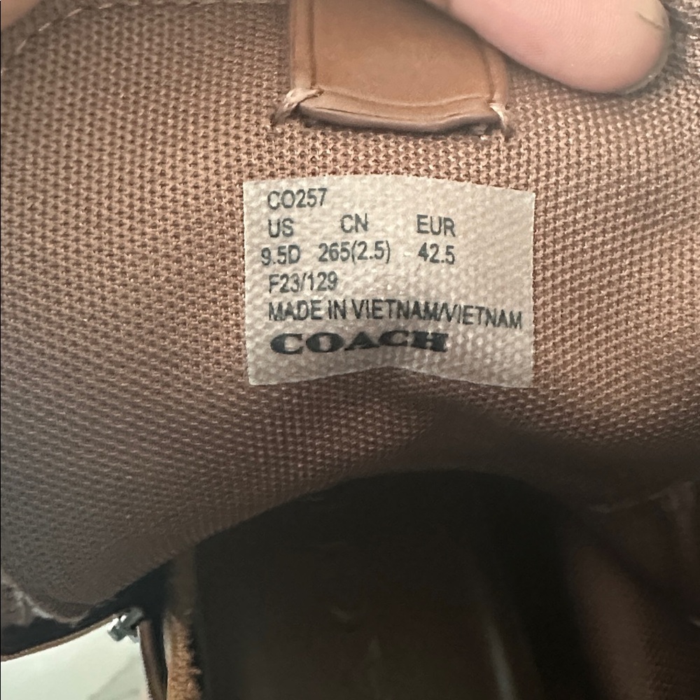 City sole Brown Lace-Up Coach Boots 9.5 - Picture 2 of 9